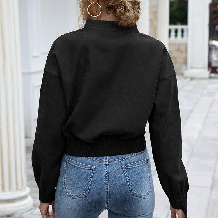 Women's solid coat