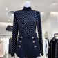 Women's Fashion High Neck Mesh Long Sleeve Bottoming Shirt