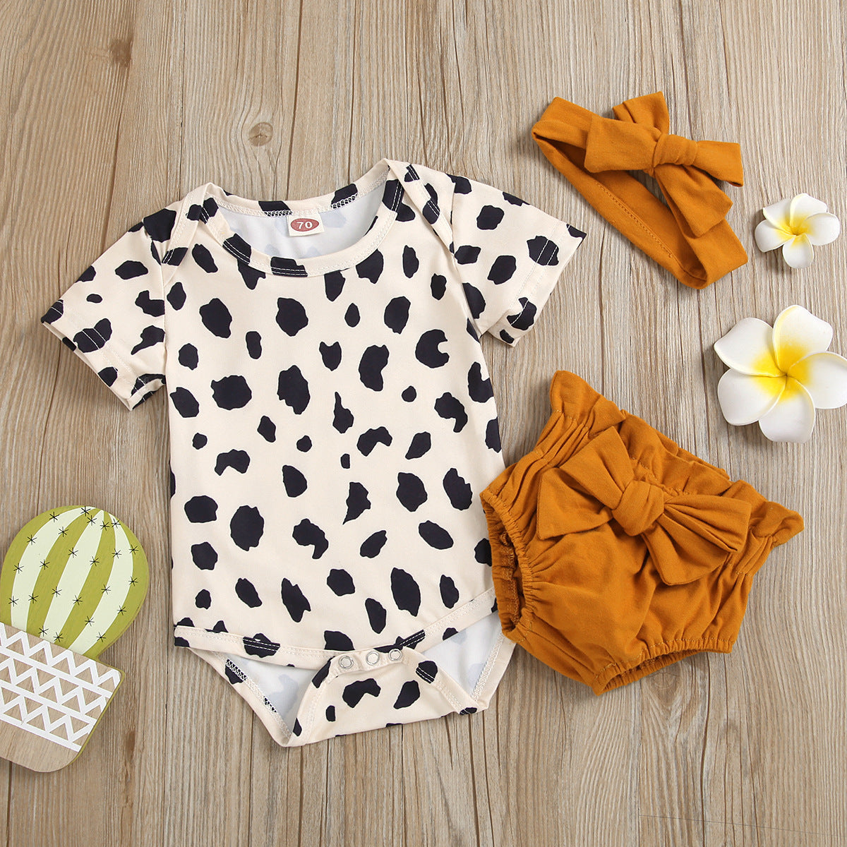 Newborn Fashion Simple Printing Clothes Suit