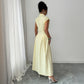 Elegant Waist-Cinched A-Line Long Dress