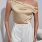 Backless Slim Fit With Chest Pad Skin Tone Sling Type