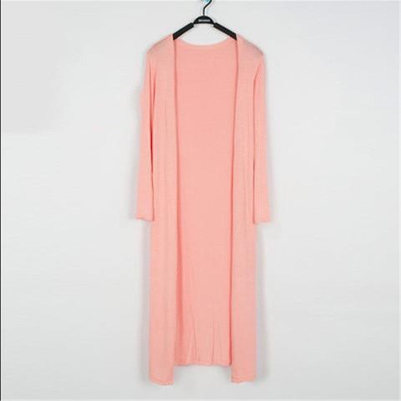 Long plus size long sleeve air conditioning shirt