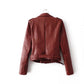 Manteau de vêtements pour femmes d'automne et d'hiver version coréenne de la version coréenne de la veste en cuir pour femmes mode vêtements pour femmes en gros