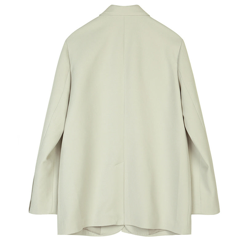 Women's solid color niche suit jacket