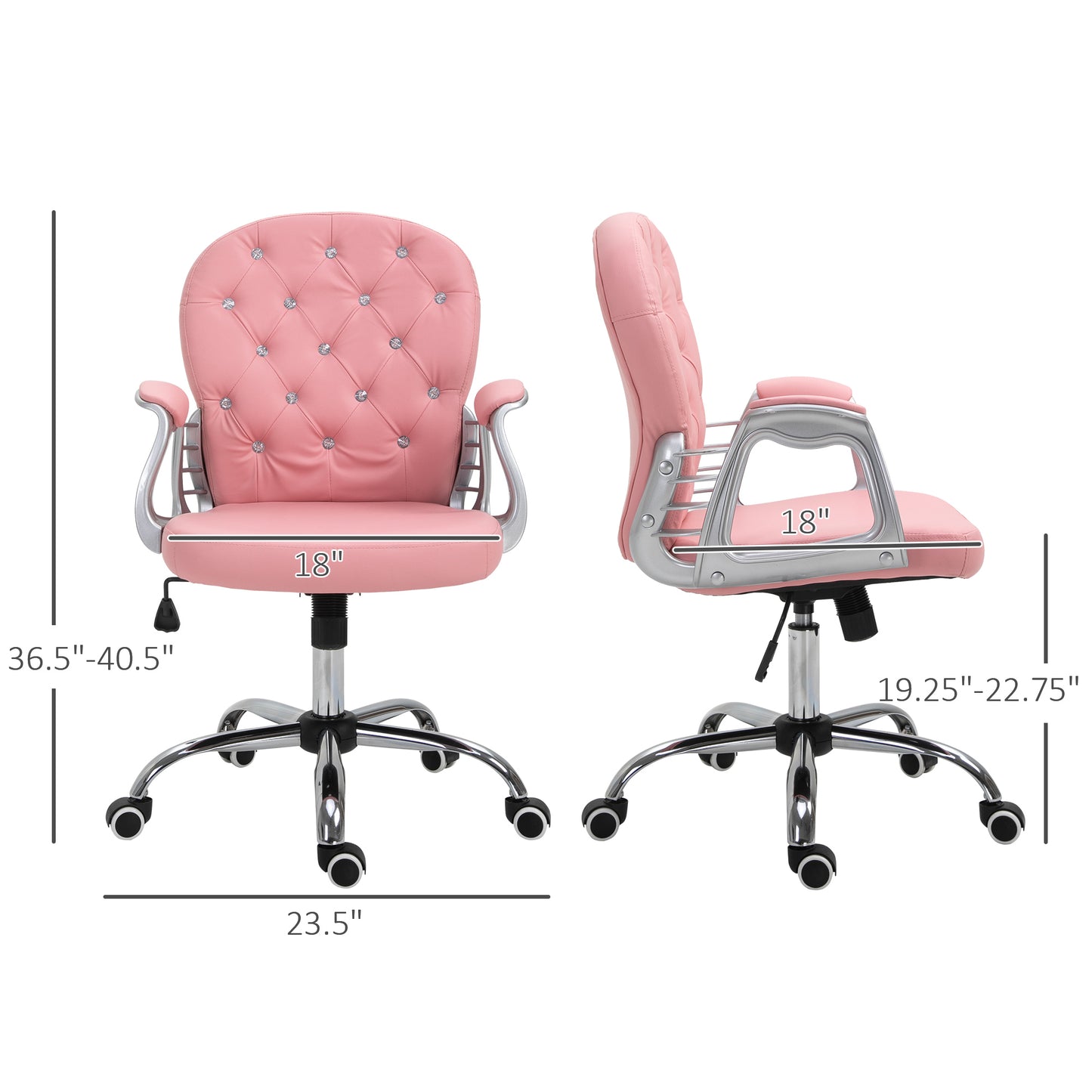 PU Leather Home Office Chair