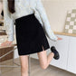 Corduroy A- Line Skirt Autumn And Winter College Style High Waist