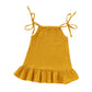 Spring And Summer Girls' Suspender Dress