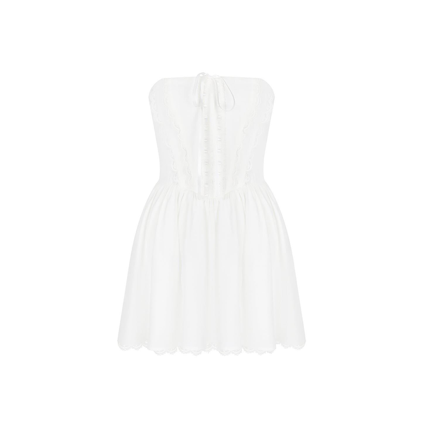 Robe tube sexy dos nu ajustée