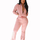 Stylish casual zipper jumpsuit