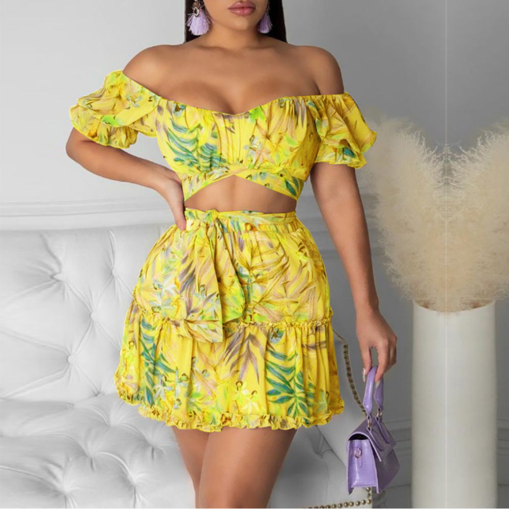 Robe à imprimé floral pour femme, nouvelle collection européenne et américaine Spot LZS1298