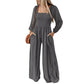 Women's Fashion Wide Leg Trousers Simple Commute Style