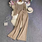 Fashion Women's Long-sleeved Top High Waist Slimming Wide-leg Pants Suit