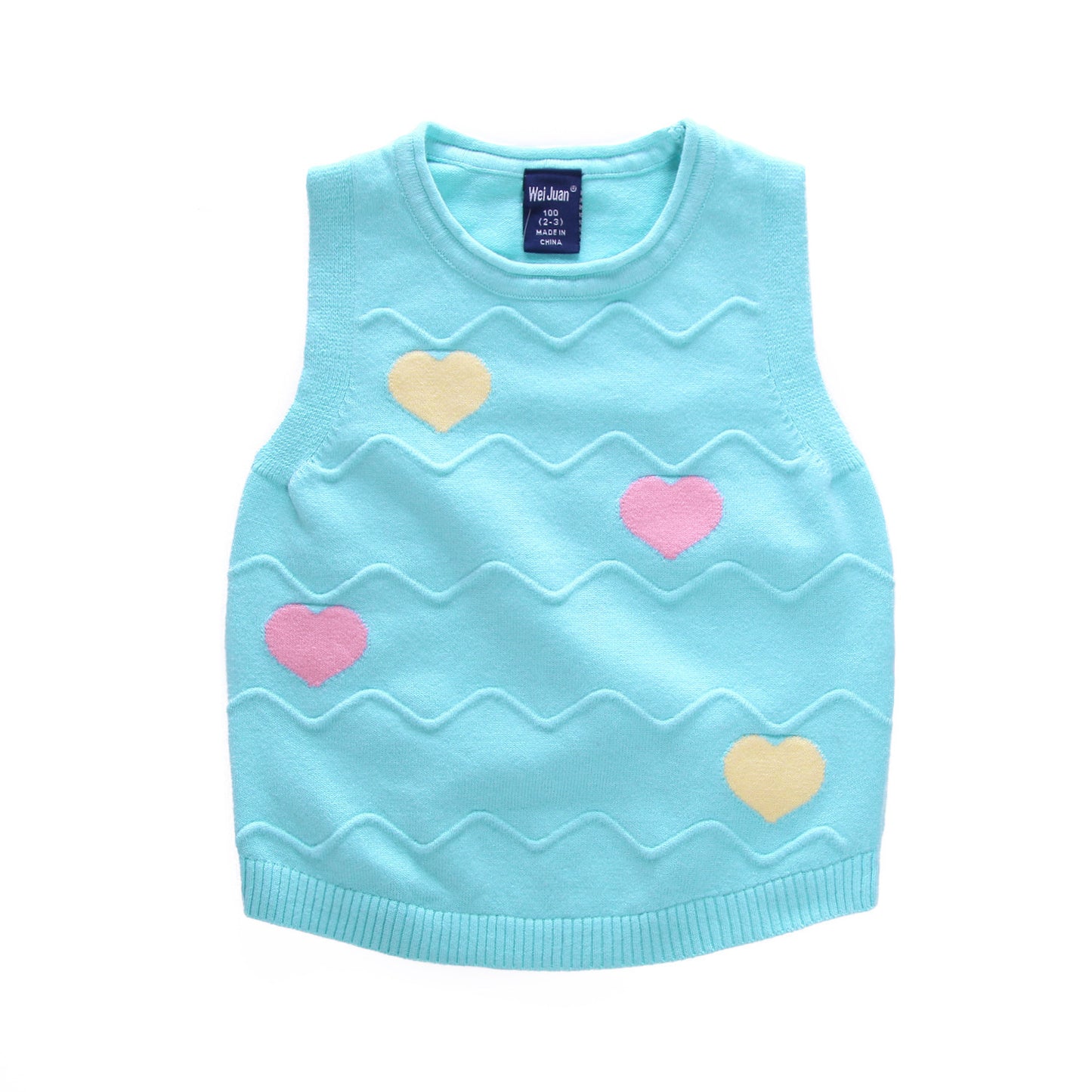Children's knitted vest
