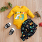 Combinaisons pour bébés et nourrissons d'un an, vêtements de printemps pour enfants, deux pièces