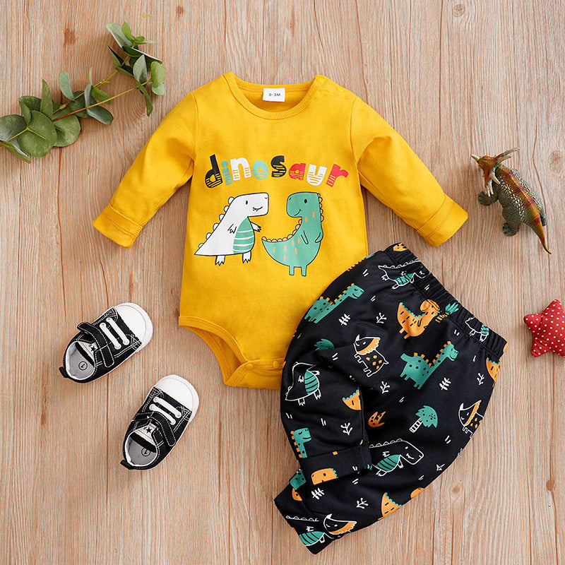 Combinaisons pour bébés et nourrissons d'un an, vêtements de printemps pour enfants, deux pièces