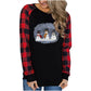 Pull ample imprimé 3D de Noël