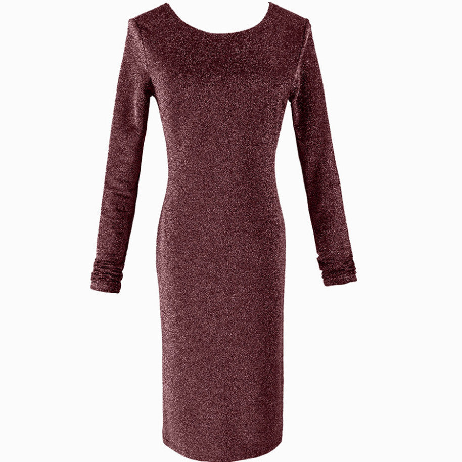 Robe tricotée tendance pour femme
