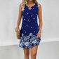 Womens Casual Printed Sleeveless Dress