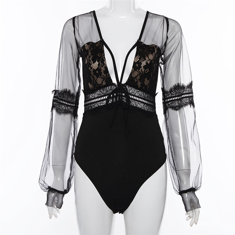 Body en maille sexy cousu