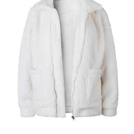 Manteau décontracté pour femme, automne-hiver, nouvelle collection Europe et États-Unis, manteau ample en laine et fourrure