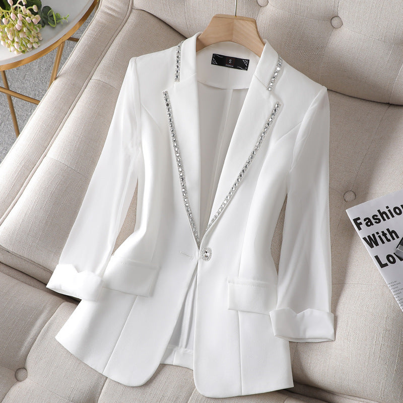 New Casual High-end Fashion Suit Ladies Top