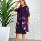 Women's Knitted Lace Cloak Dress