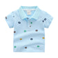 Polo à manches courtes pour enfants avec motif dessin animé