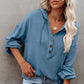 Autumn and Winter Solid Color Loose Hooded Woman
