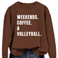 Women's Simple Round Neck Long Sleeve Loose Sweatshirt