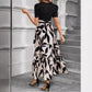 Womens SpringSummer Bestseller Floral Print Crew Neck Dress