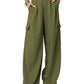 Fashion Loose Solid Color High Waist All-matching Casual Pants For Women