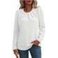 Chiffon Sheer Long Sleeve Temperament Shirt