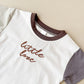 Girls' Stitching Casual Short-sleeved Two-piece Suit