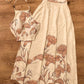 Halterneck With Suspenders Tied Top A- Line Dress Suit