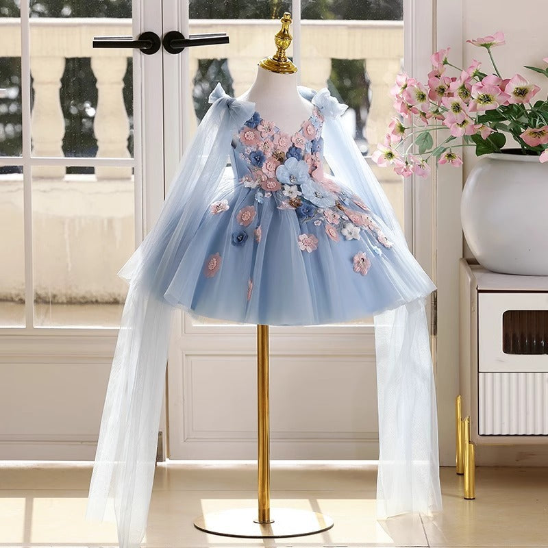 Girl Host Piano Performance FARCENT Princess Dress