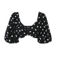 Seaside Vacation Polka Dot Split Top Mid-length Dress Set