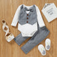 Trendy Gentleman Style Bowknot Children's Suit