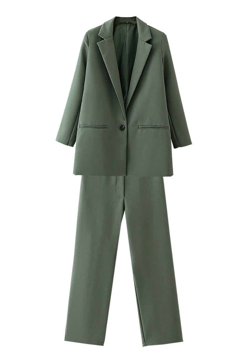 Temperament Commuter One Button Suit Jacket Women