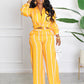Women's Striped Shirt Long Sleeve Loose