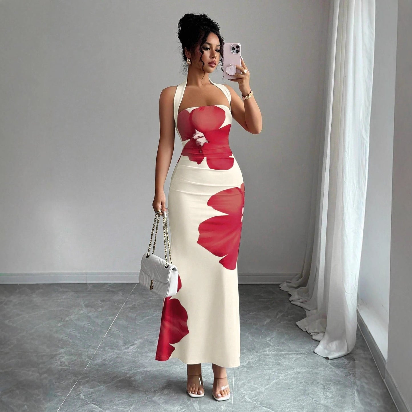 Fashionable Minimalist And Slim Fit Womens Dress