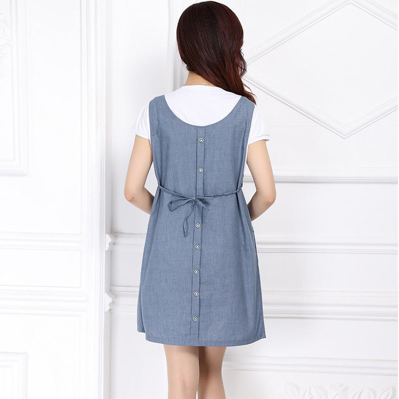 Nouvelle robe de maternité, robe d'été, jupe de maternité