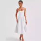 French Retro Long Dress Court Style Dopamine Wear