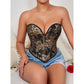 Womens Stylish Form-fitting Printed Tube Top