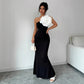 Fashionable Strapless Slim-fit Dress European And American Style