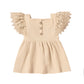 Spring Infant Children's Solid Color Sleeveless Dress
