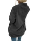 Solid Color Lapel Double-sided Velvet Large Slot Pocket Mid-length Coat Wool Sweater