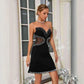 Cutout Tube Top Bubble Beads Dress