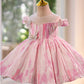 Girls' Retro Fashion Bowknot All-match Princess Dress