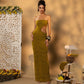 Womens Stylish Hollowed-out Slit Tube Dress