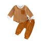Costume rayé à manches longues tendance